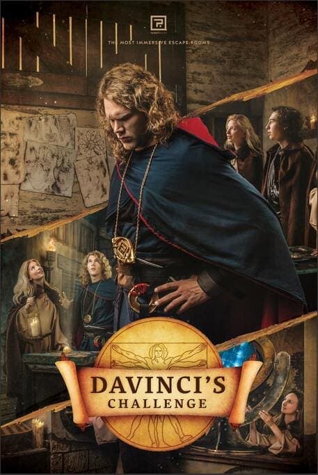 Da Vinci's Challenge Escape Room Poster 