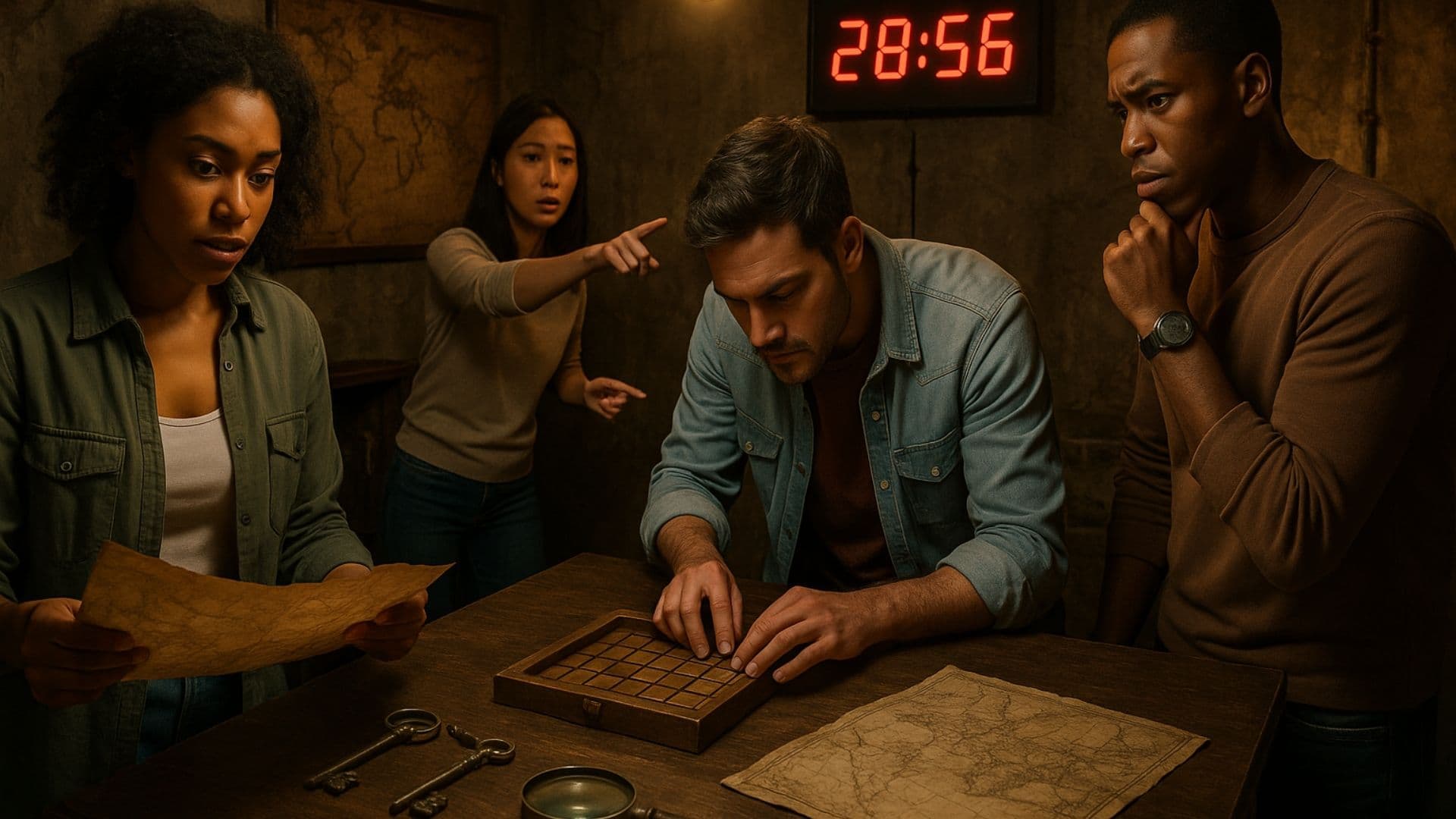 Escape room team roles | Questroom