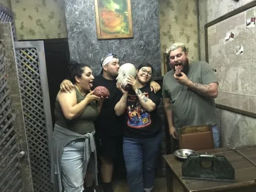 Cannibal's Den Escape Room Guests | Escape Room Near Me