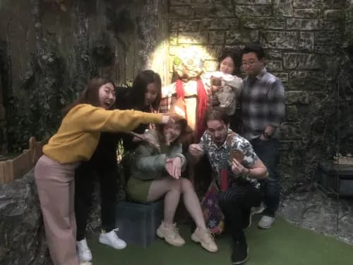 Warlocked Escape Room Guests Photo | Escape Room Near Me