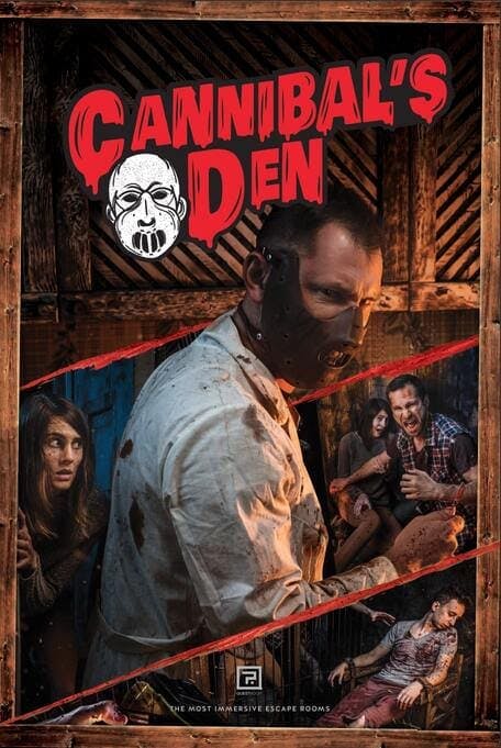 Cannibal's Den Escape Room Poster 