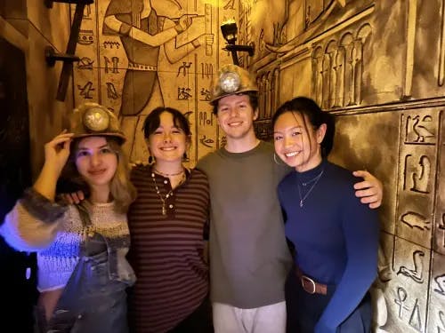 Red Giant Escape Room Guests Photo | Escape Room Near Me