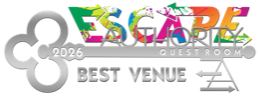 Escape Authority Best Venue 2026 award for Quest Room escape rooms
